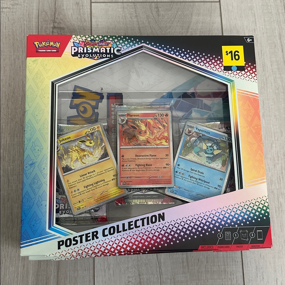 Pokemon Trading Card Game Scarlet Violet Prismatic Evolutions Poster Collection